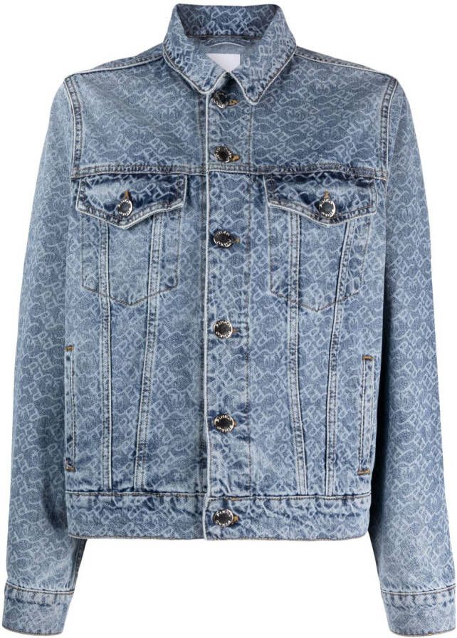 PINKO Denim jack Blauw