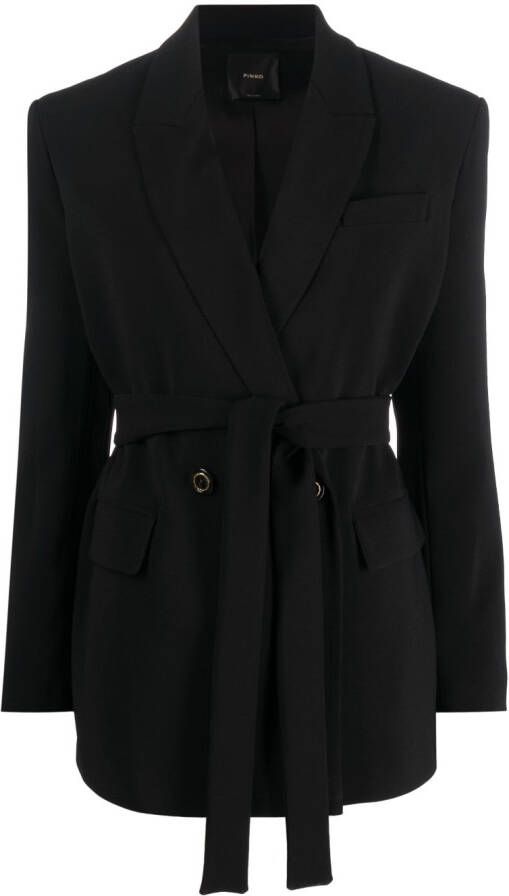 PINKO Blazer met gestrikte taille Zwart