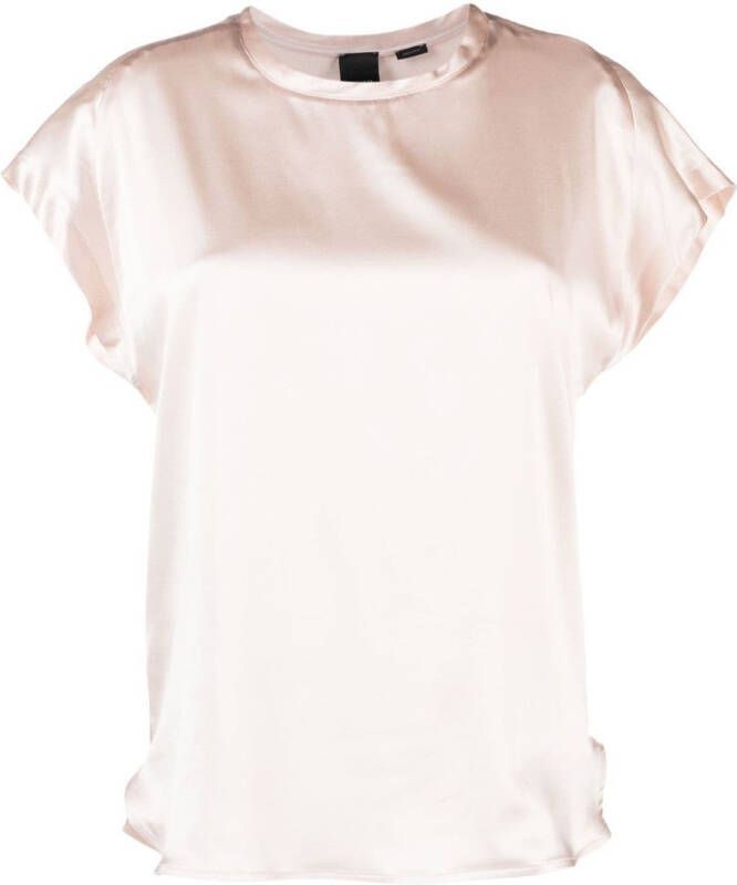 PINKO Zijden T-shirt Roze