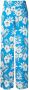 PINKO Broek met bloemenprint Blauw - Thumbnail 1