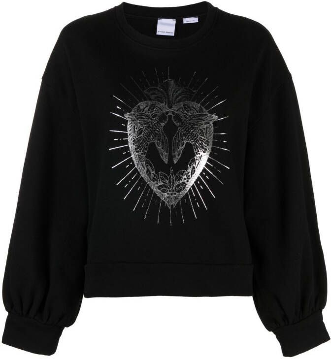 PINKO Sweater met print Zwart