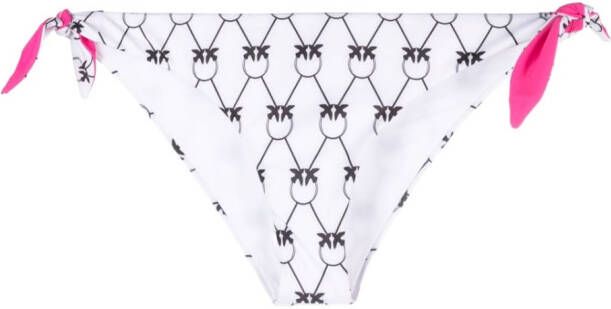 PINKO Bikinislip met geometrische print Wit