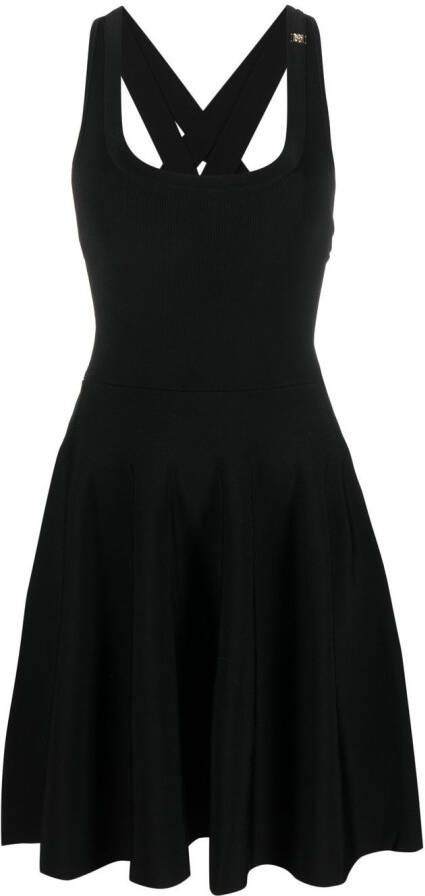 PINKO Geplooide mini-jurk Zwart