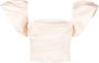 PINKO Gesmockte blouse Roze - Thumbnail 1