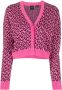 PINKO Gestreept vest Roze - Thumbnail 1