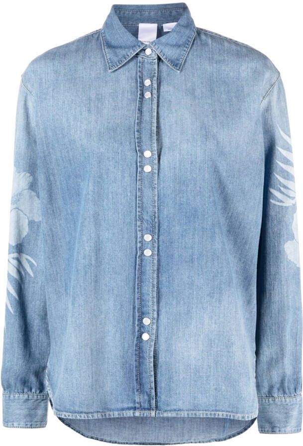 PINKO Denim blouse Blauw
