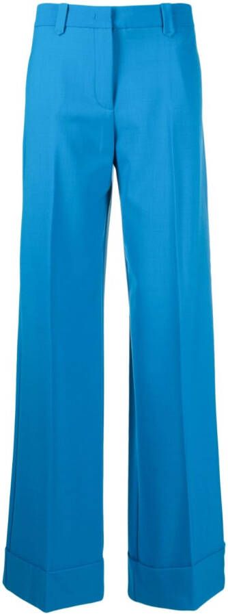 PINKO Broek met wijde pijpen Blauw