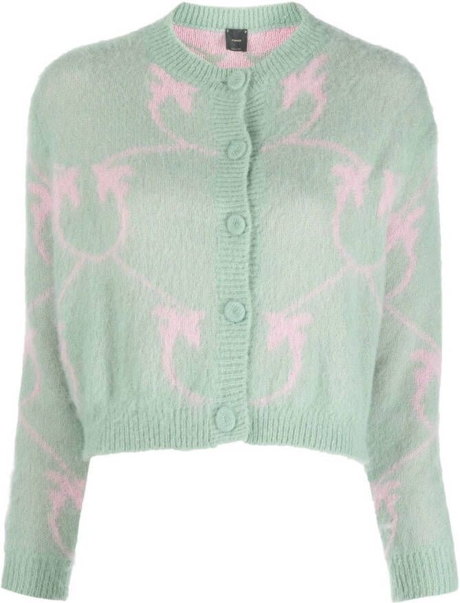 PINKO Intarsia vest Groen