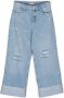 Pinko Kids Gerafelde jeans Blauw - Thumbnail 1