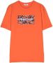 Pinko Kids T-shirt met geborduurd logo Oranje - Thumbnail 1