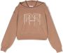 Pinko Kids Hoodie met geborduurd logo Beige - Thumbnail 1