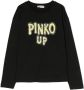 Pinko Kids T-shirt met logoprint Zwart - Thumbnail 1