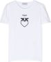 Pinko Kids T-shirt met logoprint Wit - Thumbnail 1