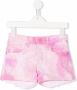 Pinko Kids Shorts met tie-dye print Roze - Thumbnail 1