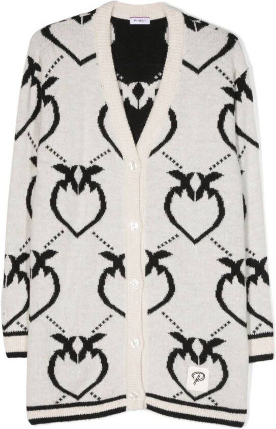 Pinko Kids Vest met V-hals Wit