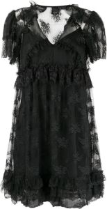 PINKO Mini-jurk met kanten detail Zwart