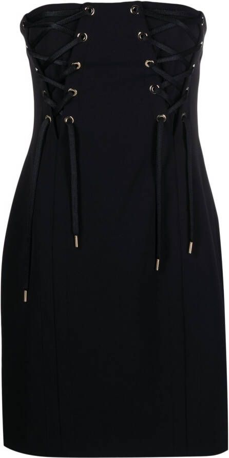 PINKO Strapless mini-jurk Zwart