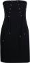 PINKO Strapless mini-jurk Zwart - Thumbnail 1