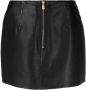 PINKO Leren mini-rok Zwart - Thumbnail 1