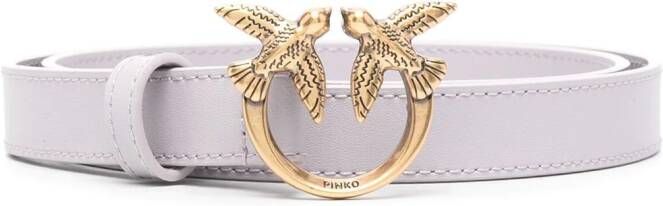PINKO Leren riem Paars