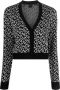 PINKO Vest met V-hals Zwart - Thumbnail 1