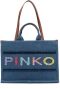 PINKO Shopper met pailletten Blauw - Thumbnail 1