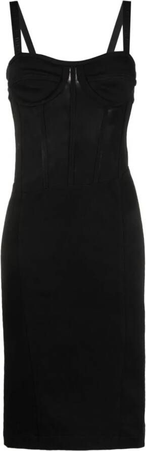 PINKO Mini-jurk met logoband Zwart