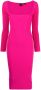 PINKO Midi-jurk met korsetdetail Roze - Thumbnail 1