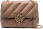 PINKO Love Big Puff leather shoulder bag Beige - Thumbnail 1