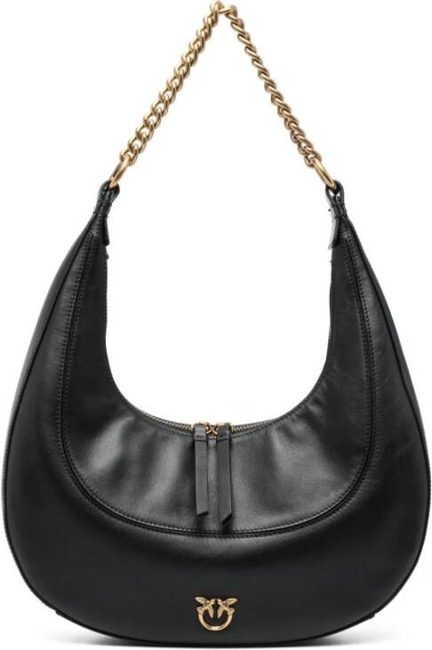 PINKO Love Birds shopper Zwart