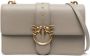 PINKO Love leren crossbodytas Beige - Thumbnail 1