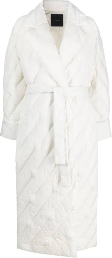 PINKO Mantel met dubbele rij knopen Wit