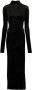 PINKO Maxi-jurk met open rug Zwart - Thumbnail 1