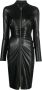 PINKO Midi-jurk met gedrapeerd detail Zwart - Thumbnail 1