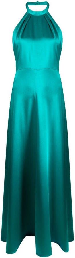 PINKO Midi-jurk met open rug Groen