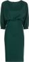 PINKO Midi-jurk met pofmouwen Groen - Thumbnail 1
