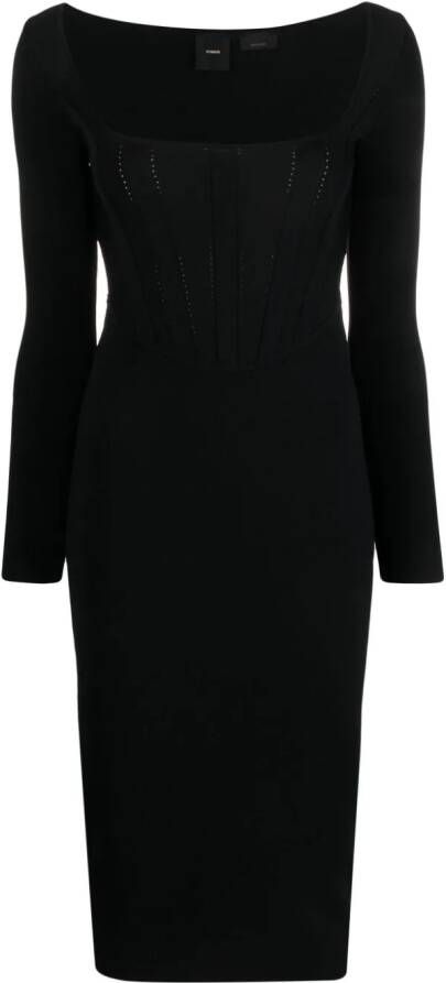 PINKO Mini-jurk met korsetstijl Zwart