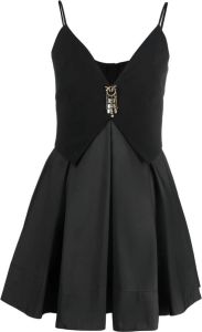 PINKO Mini-jurk met logoplakkaat Zwart