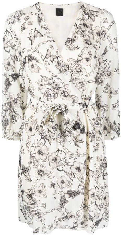 PINKO Mini-jurk met print Wit