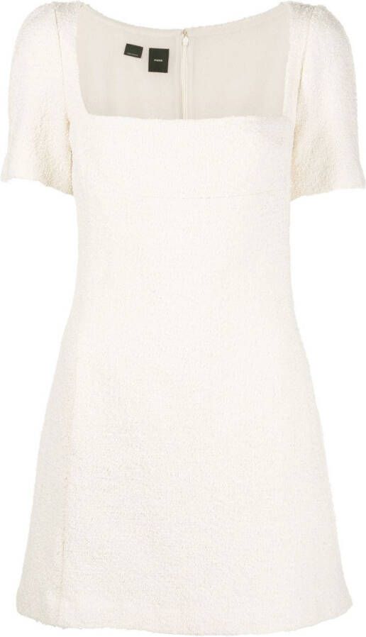 PINKO Mini-jurk met vierkante hals Wit