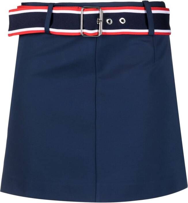 PINKO Mini-rok met ceintuur Blauw