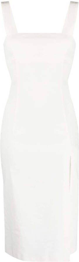 PINKO Mouwloze midi-jurk Wit