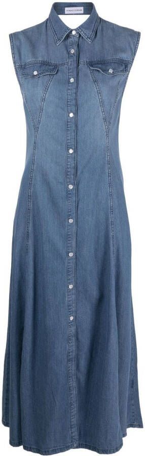 PINKO Mouwloze shiftjurk Blauw
