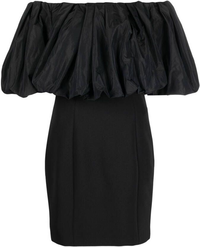 PINKO Off-shoulder mini-jurk Zwart