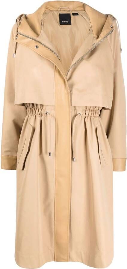 PINKO Parka met rits Beige
