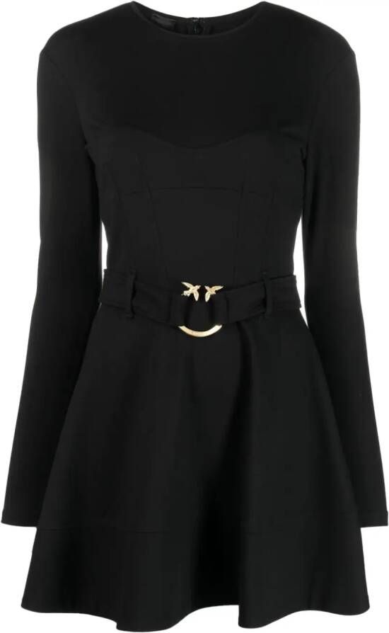 PINKO Mini-jurk met print Zwart
