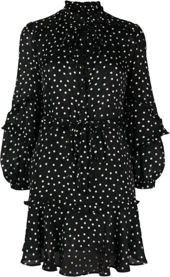 PINKO Mini-jurk met stippen Zwart