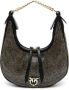 PINKO Brioche verfraaide mini-shopper Zwart - Thumbnail 1