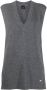 PINKO Top met V-hals Grijs - Thumbnail 1