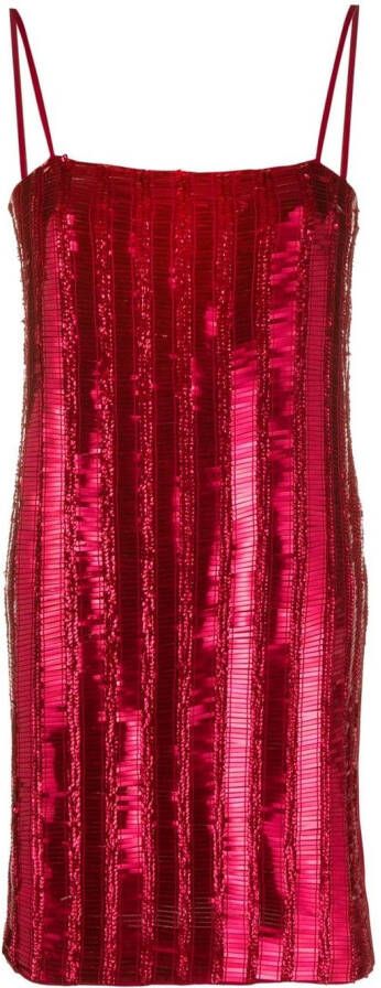 PINKO Mini-jurk met pailletten Roze